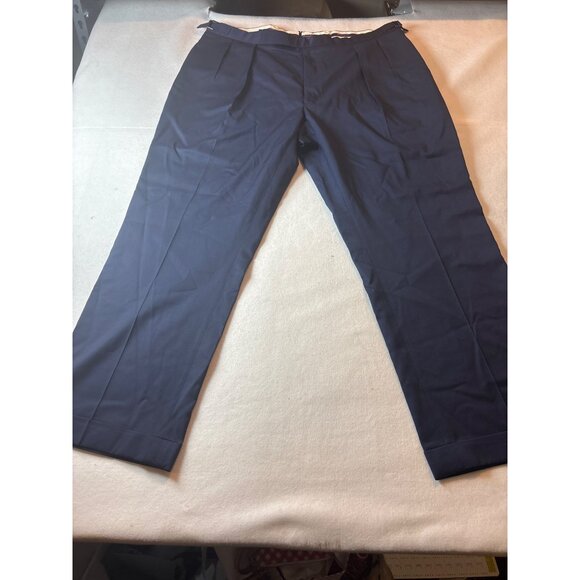 Ralph Lauren Purple Label Navy Blue Mens Dress Pants Size 40x28.5 - Picture 2 of 14